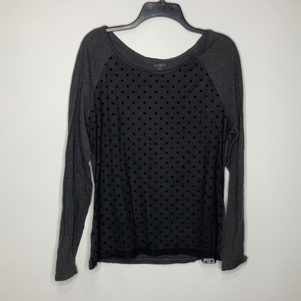 Loft long sleeve top size large